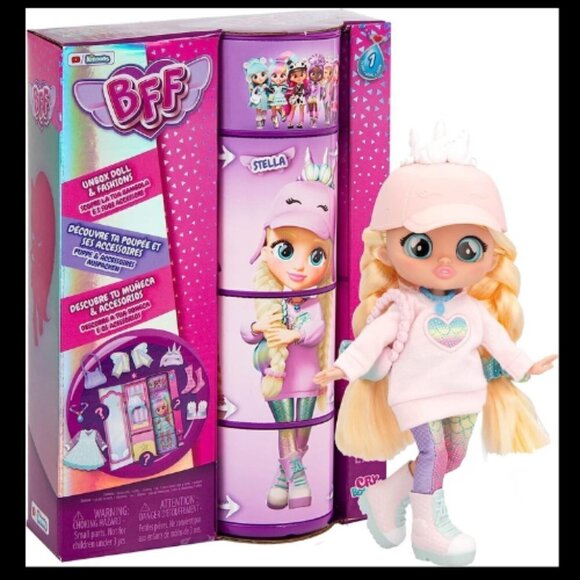 BFF By Cry Babies Unbox Doll & Fashions Stella 8" Doll Series 1 NEW - Picture 1 of 1